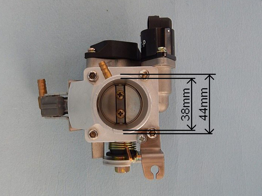 38mm throttle body - engine side