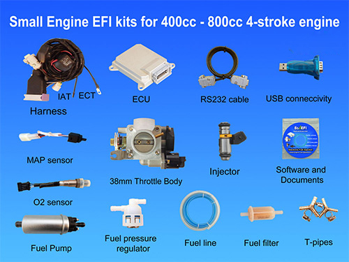 400cc to 800cc Small Engine fuel injection Kits