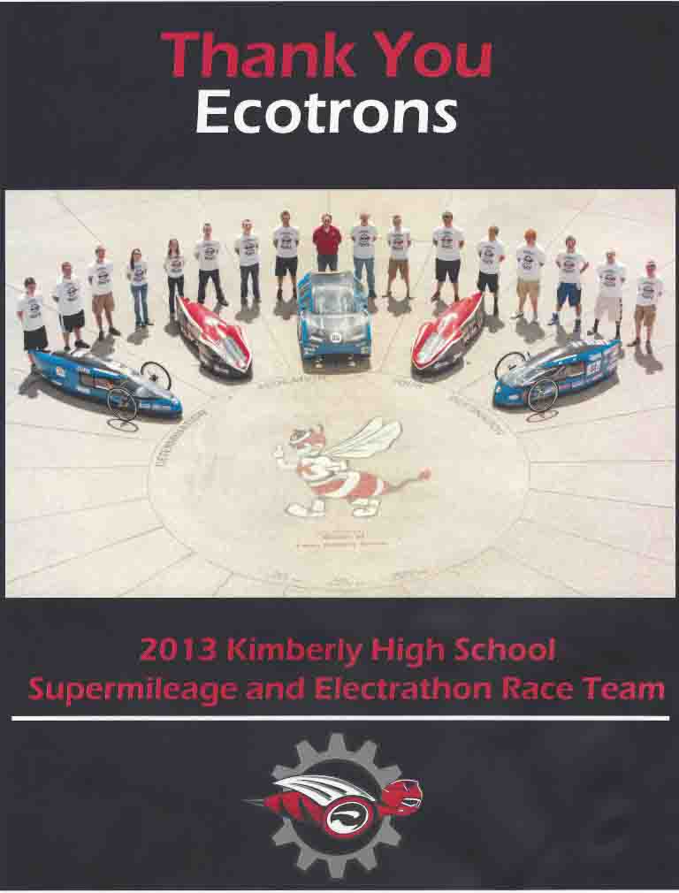 High School Supermileage and Electrathon Race